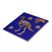 Keramische Tegel Fossiel Tegeltje (Zijkant)