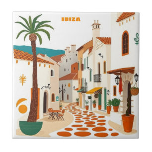 Keramische Tegel Ibiza Eivissa Spanje Bar Home Dec Tegeltje