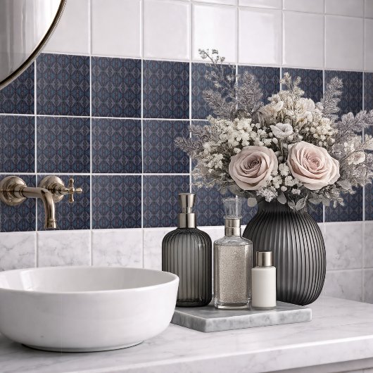 Keramische tegel, “Inky Imprints” Tegeltje