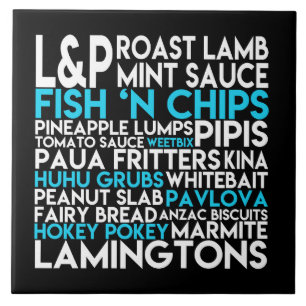 Keramische Tegel Kiwiana Wall Art Tegeltje