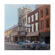 Keramische tegel - Michigan Theater Jackson Michig