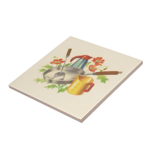 Keramische tegel, Small KITCHEN ARRAY "A" Tegeltje (Zijkant)