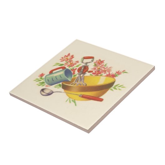 Keramische tegel, Small KITCHEN ARRAY "B" Tegeltje (Zijkant)