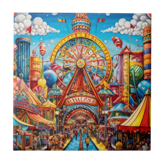 Keramische tegel tegeltje