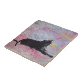 Keramische tegel tegeltje (Zijkant)