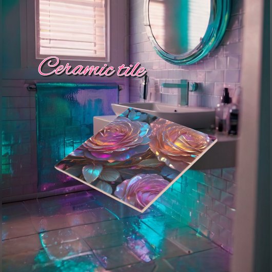 Keramische tegel tegeltje