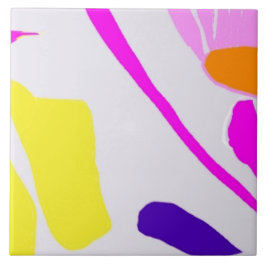 Keramische tegel, van de soort "Avant-garde" Tegeltje