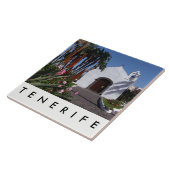 Keramische tegel van Tenerife Tegeltje (Zijkant)