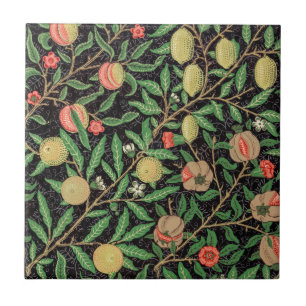 KERAMISCHE TEGEL: WILLIAM MORRIS : GRANAATAPPEL TEGELTJE