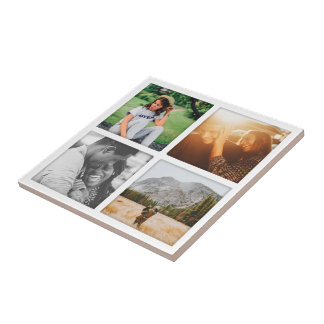 Keramische tegels 4 Fotovierkant raster Sjabloon g Tegeltje