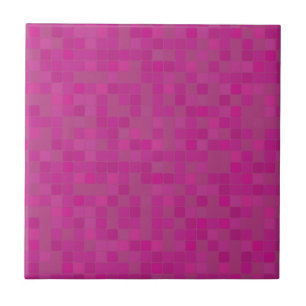 Keramische tegels in roze fuchsia mozaïekpatroon tegeltje