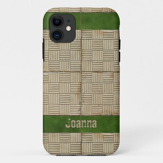 Keramische tegels Mediterrane Patroon, elke naam Case-Mate iPhone Case (Achterkant)