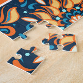 Keramische tegels ornamenten: abstract patroon. legpuzzel (Zijkant)