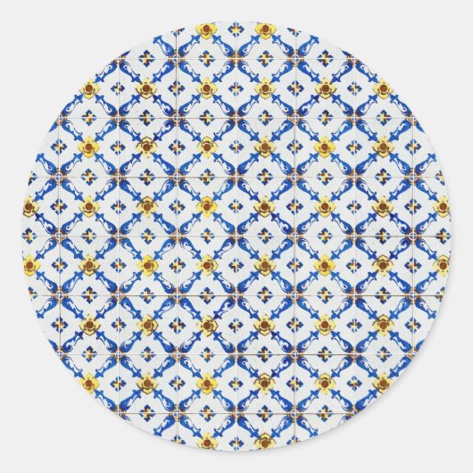 Keramische tegels ronde sticker (Voorkant)