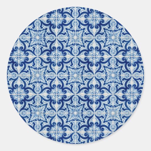 Keramische tegels ronde sticker (Voorkant)