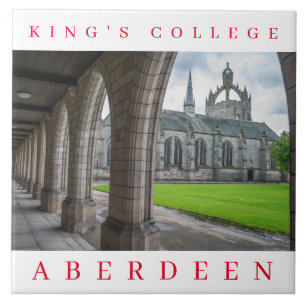 Keramische tegels van de Aberdeen King's College Tegeltje