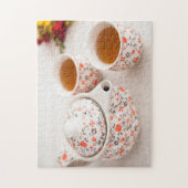 Keramische theeset legpuzzel (Verticaal)