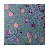 KERAMISCHE TIL : WILLIAM MORRIS : POMEGRANATEN TEGELTJE (Voorkant)