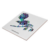 Keramische Tile Kiwiana Wall Art Tegeltje (Zijkant)