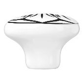 keramische trek knop (Zijkant)