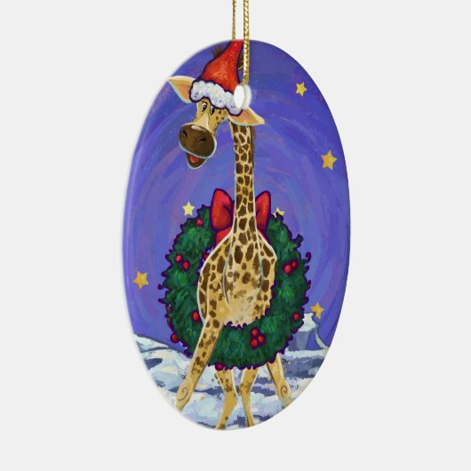 Keramische versiering met Giraffe keramische keram Keramisch Ornament (Rechts)