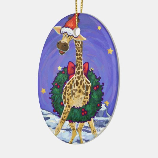 Keramische versiering met Giraffe keramische keram Keramisch Ornament (Links)