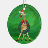 Keramische versiering met Giraffe keramische keram Keramisch Ornament (Links)