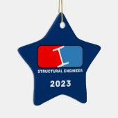 Keramische versiering van de Constructielengineer  Keramisch Ornament (Rechts)