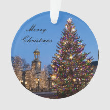 Keramische versiering van het Quincy Center