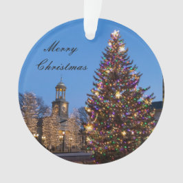 Keramische versiering van het Quincy Center Ornament