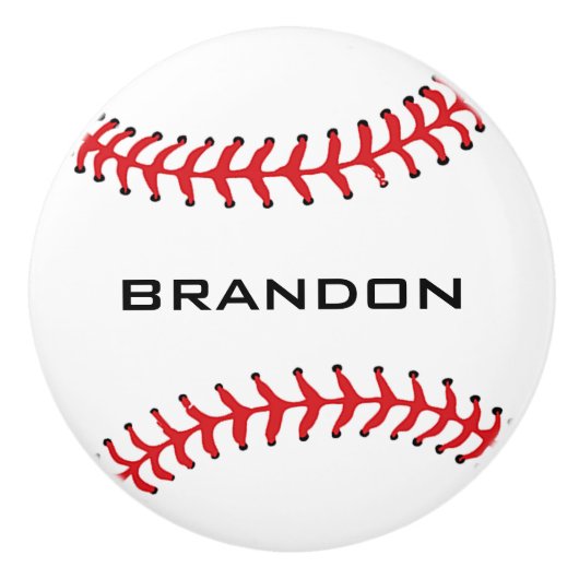 Keramische vormgeving met honkbal knop (Voorkant)