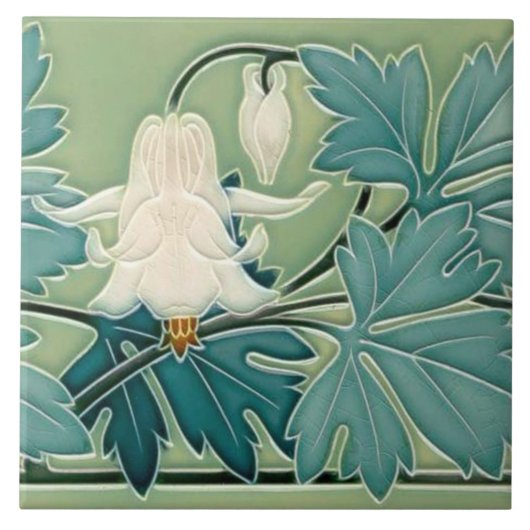 Keramische wand tegel nieuwe stijl tegeltje (Voorkant)