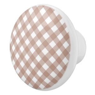Keramische wasmachine/Deurroos - Roze beige stoppe Knop