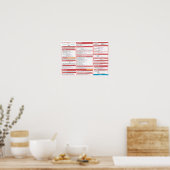 Keras Cheat Sheet Poster (Keuken)