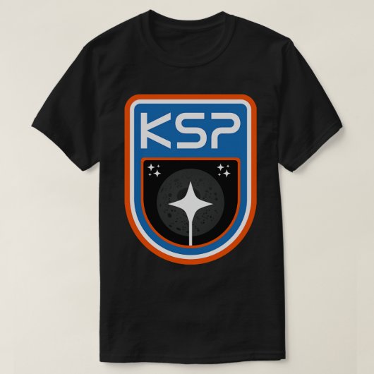 Kerbal Space Program Badge The Mun T-shirt (Design voorkant)