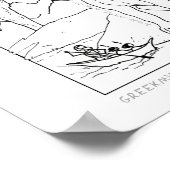 Kerberos / Cerberus Greek Myth Comix Poster (Coin)