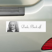 Kerel, Bach af. Bumpersticker (Op auto)