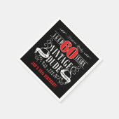  Kerel Man Myth Legend Mannen 60th Birthday Servet (Hoek)