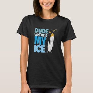 Kerel waar is mijn Ice Planet Global Warming Earth T-shirt