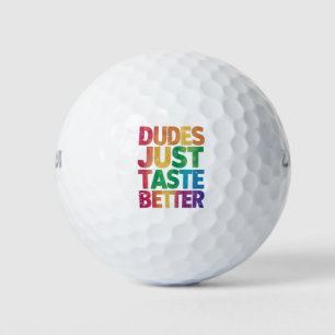 Kerels smaken gewoon beter gedesoriënteerde homopr golfballen