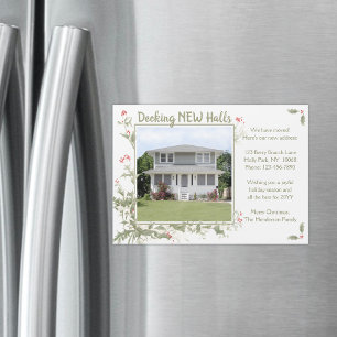 Kerend Nieuw Halls Magneet Wij Verruilden Kerstkaa Magnetische Uitnodiging