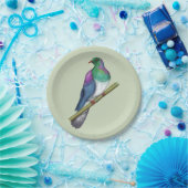 Kereru Houtduif Papieren Bordje (Feest)