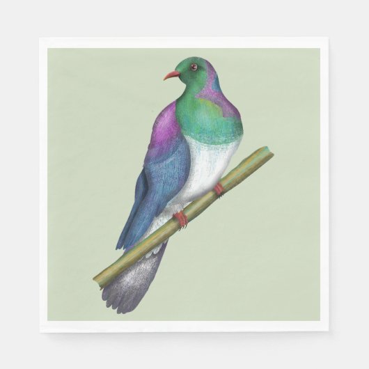 Kereru Houtduif Servet (Voorkant)