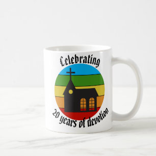Kerk - 20 jaar devotie vieren koffiemok