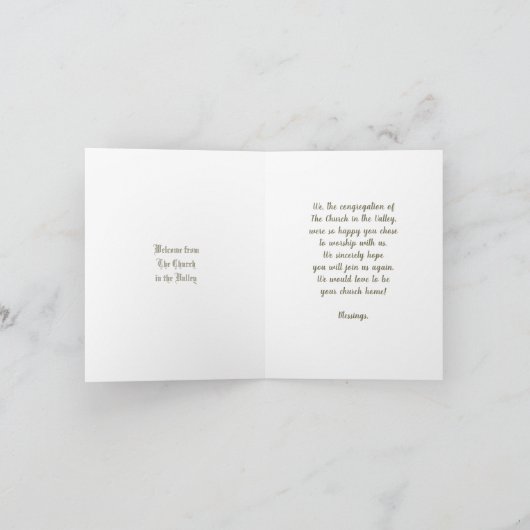 Kerk bedankt voor komst gouden kruis (Binnen)