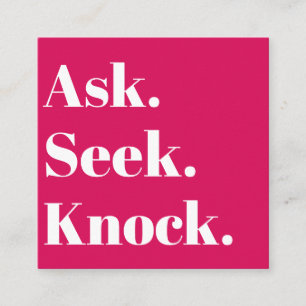 Kerk Bedrijf QR code Promotie Rood Vierkante Visitekaartje