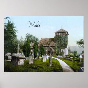 Kerk bij Monmouth (1900) Poster