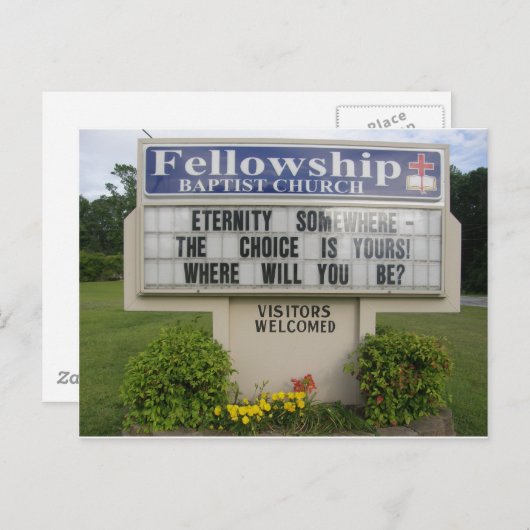 Kerk Briefkaart (Voorkant / Achterkant)