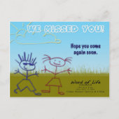 Kerk-Briefkaart voor kinderen Briefkaart (Voorkant)