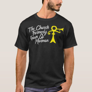 Kerk die vroeger bekend stond als Mormon Funny LDS T-shirt